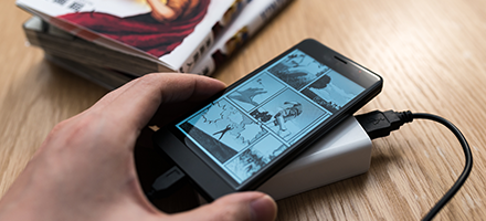 電子コミック開発イメージ