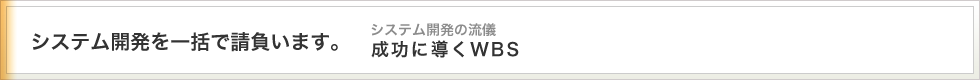 アイロベックスのWBSへの取り組み方について。