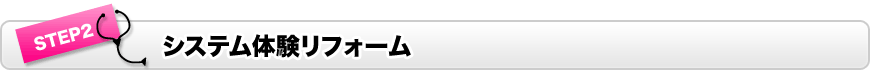 システム体験リフォーム